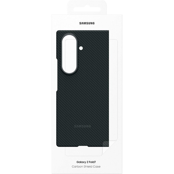 Funda carbon negra galaxy z fold7