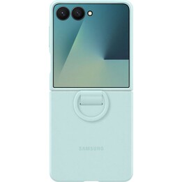 Mintfarbene Silikonhülle für Galaxy Z Flip 7