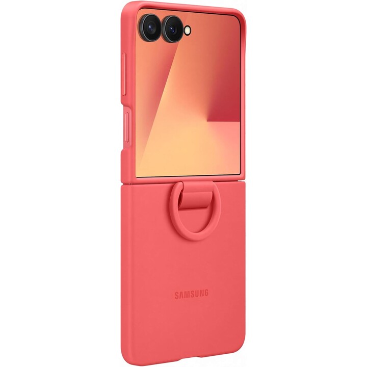 Samsung F766 Z Flip 7 Silicone Ring Case Red EF-PF766TR
