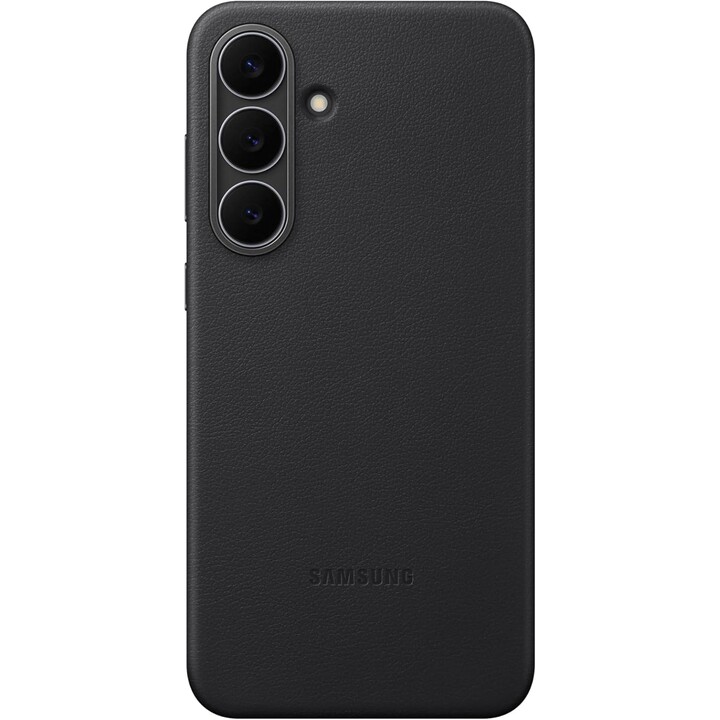 Samsung Galaxy Official Kindsuit - Funda de piel sintética para S25 FE, color negro