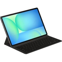 Custodia sottile Samsung Book Cover con tastiera Galaxy AI Key nera per Galaxy Tab S10 FE Plus