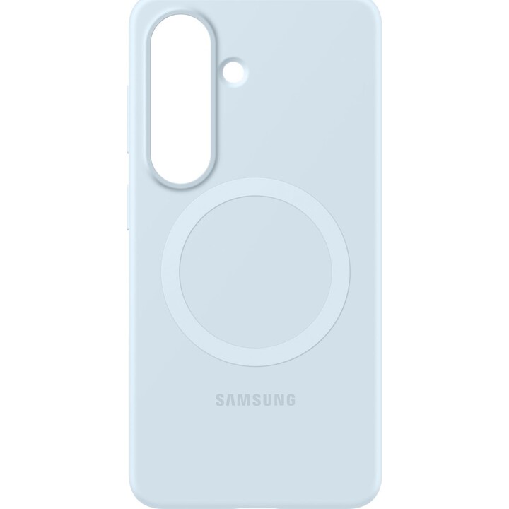 Samsung Galaxy S26 Silikon Magnet Qi2 Hülle Blau