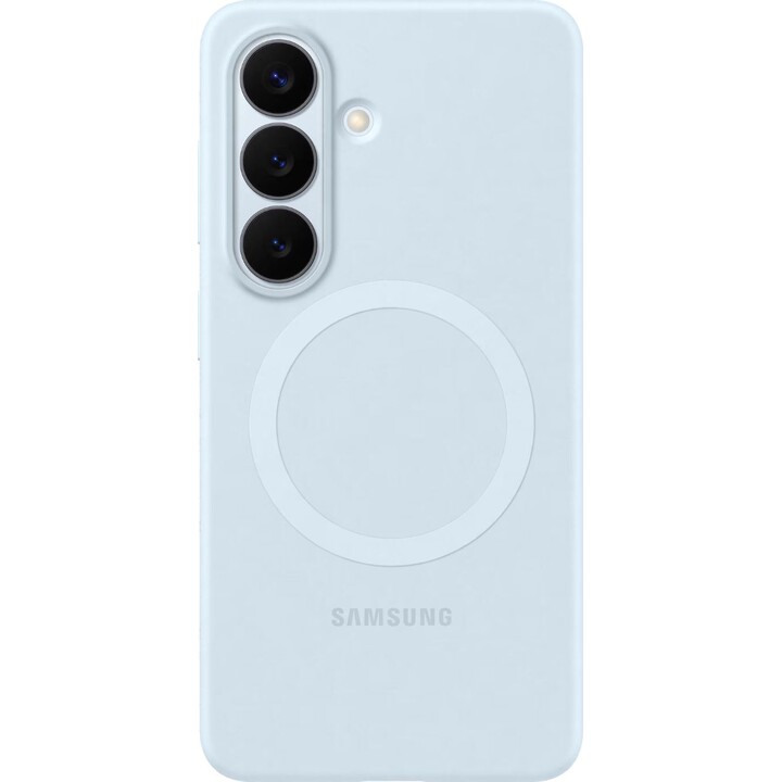 Samsung Galaxy S26 Silikon Magnet Qi2 Hülle Blau