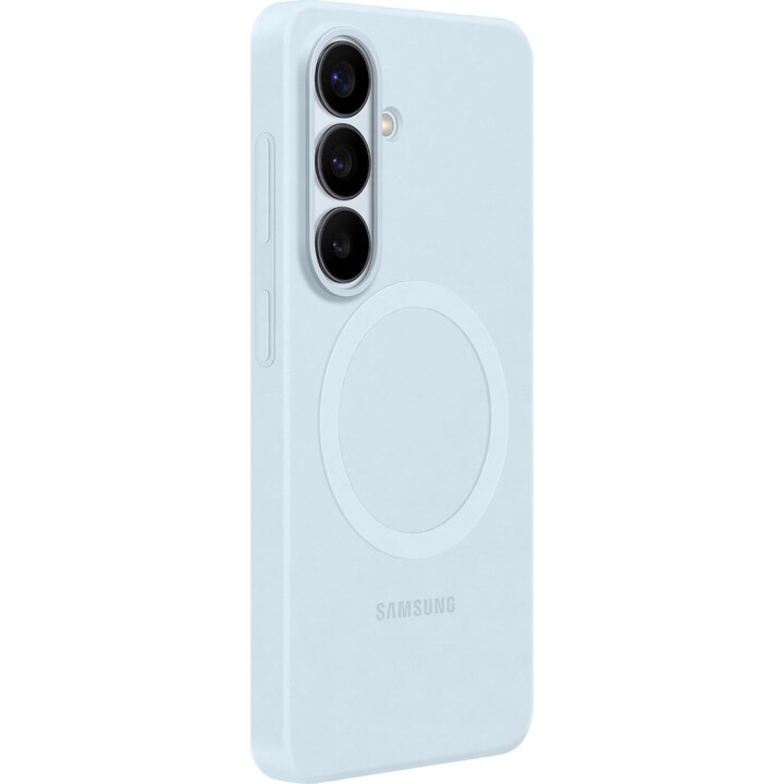 Samsung Galaxy S26 Silikon Magnet Qi2 Hülle Blau
