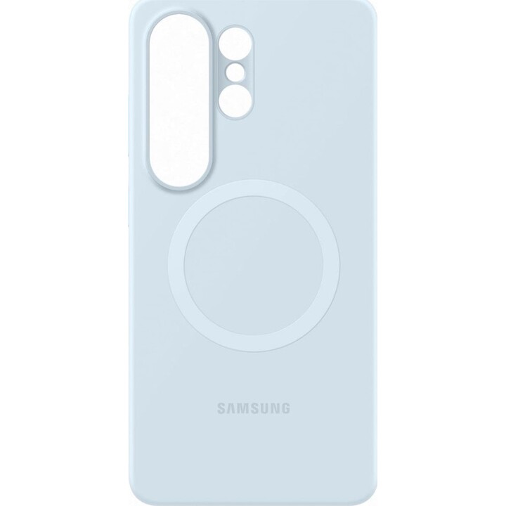 Coque Samsung Galaxy S26 Ultra Silicone Magnet Qi2 Bleu