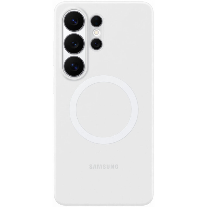 Funda Samsung Galaxy S26 Ultra Silicona Imán Qi2 Blanca