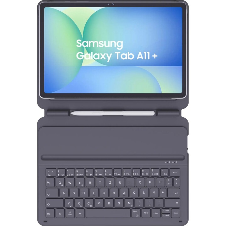 Samsung DK Slim Bluetooth Keyboard Cover for Galaxy Tab A11+ – German QWERTZ, Black