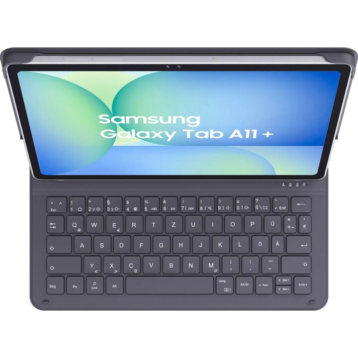 Samsung DK Slim Bluetooth Keyboard Cover for Galaxy Tab A11+ – German QWERTZ, Black