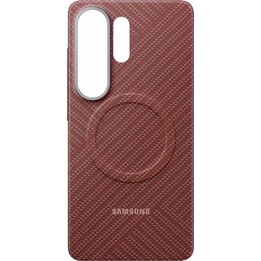 Funda magnética Ultra Carbon para Samsung S948 S26, color rojo coral intenso EF-KS948SRE