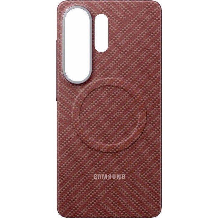 Funda magnética Ultra Carbon para Samsung S948 S26, color rojo coral intenso EF-KS948SRE
