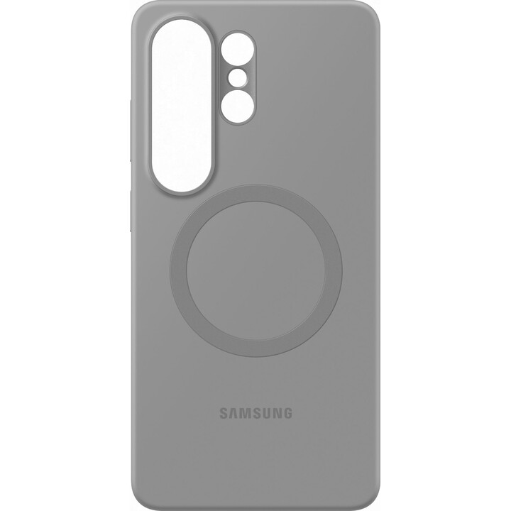 Capa de Silicone com MagSafe para Galaxy S26 Ultra - Cinza