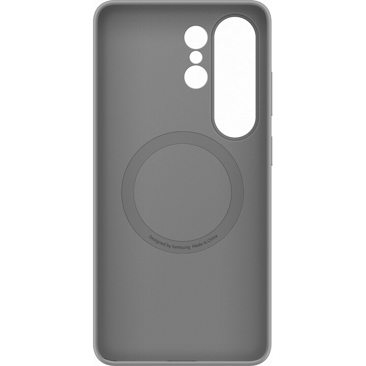 Silikonhülle mit MagSafe für Galaxy S26 Ultra – Grau