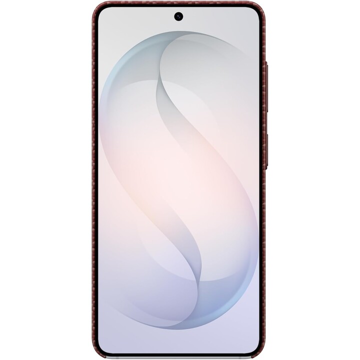 Capa traseira magnética de carbono vermelha para Samsung Galaxy S26