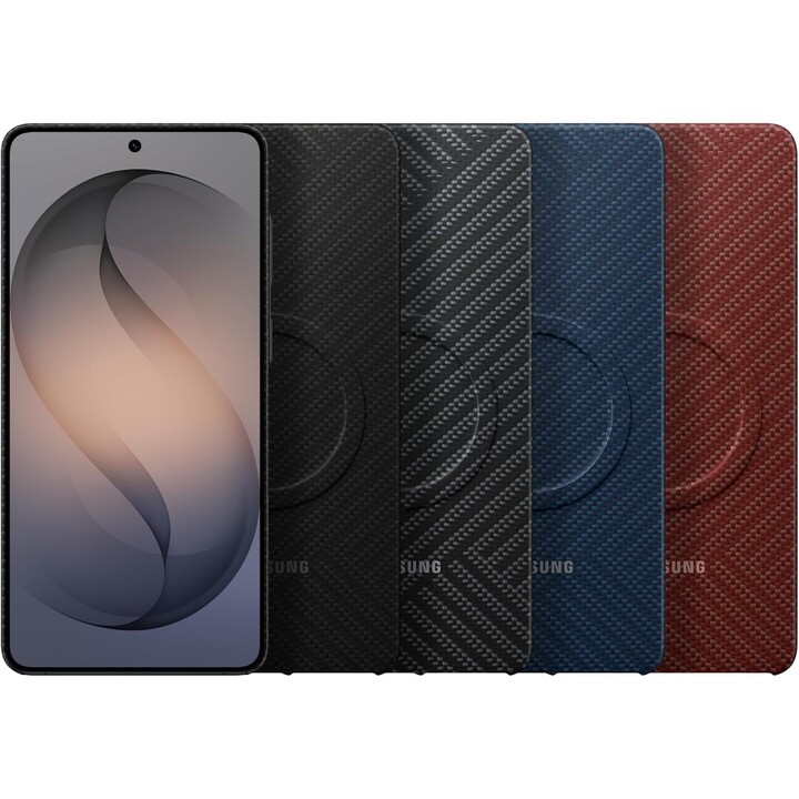 Samsung Carbon Back Cover Red Magnetic Samsung Galaxy S26+