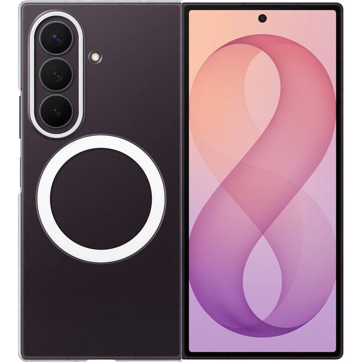 Coque arrière magnétique transparente Samsung pour Samsung Galaxy Z Fold 8 Ultra