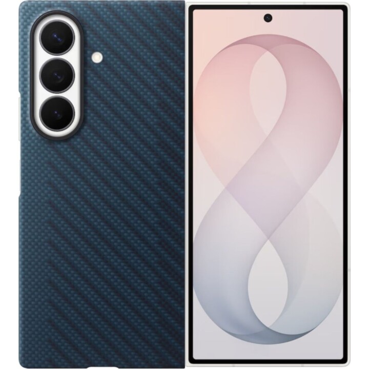 Samsung Carbon Back Cover Blue Magnetic Samsung Galaxy Z Fold 8 Ultra