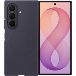 Cover posteriore magnetica in silicone viola per Samsung Galaxy Z Fold 8 Ultra