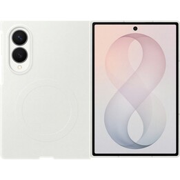 Coque arrière magnétique en silicone blanc pour Samsung Galaxy Z Fold 8