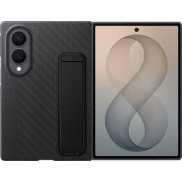 Funda con soporte de carbono negra para Samsung F971 Z Fold 8 EF-XF971SBE