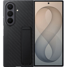 Capa com suporte em fibra de carbono para Samsung F976 Z Fold Ultra, preta (EF-XF976SBE)