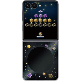Capa traseira Flipsuit preta para Samsung Galaxy Z Flip 8