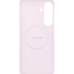 Cover posteriore magnetica in silicone rosa per Samsung Galaxy S26 FE