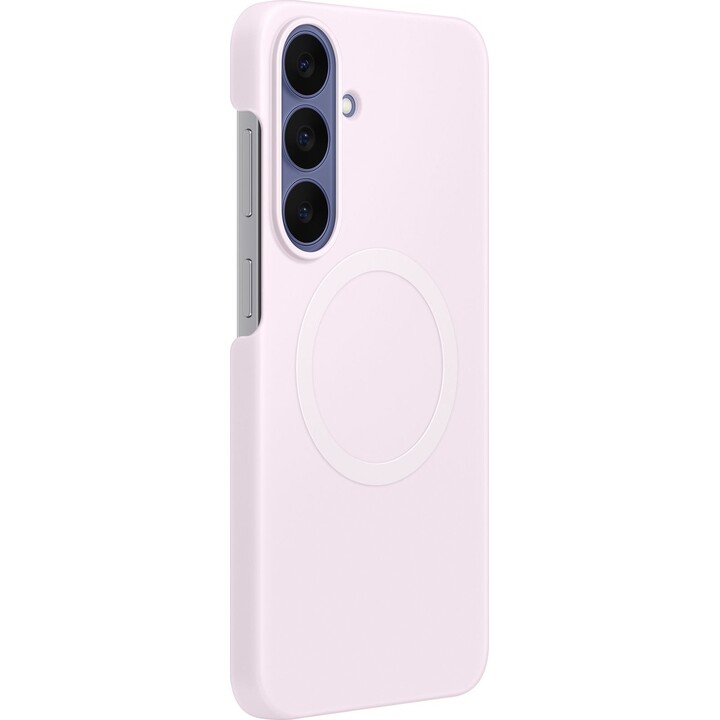 Capa traseira magnética de silicone rosa para Samsung Galaxy S26 FE