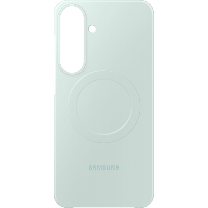 Coque arrière magnétique en silicone verte Samsung pour Samsung Galaxy S26 FE