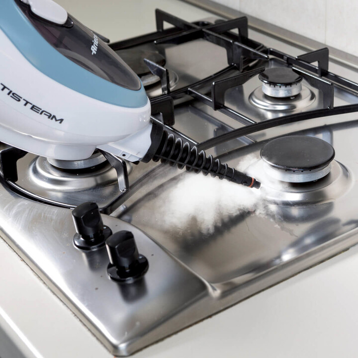 Ariete 4164 Escoba limpiadora a vapor 0,35 L 1500 W Azul, Blanco