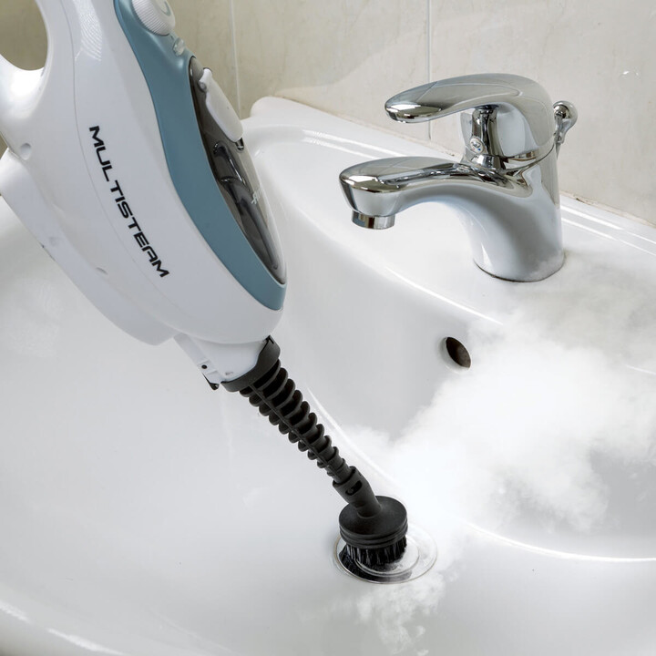Vassoura de limpeza a vapor Ariete 4164 0,35 L 1500 W Azul, Branca
