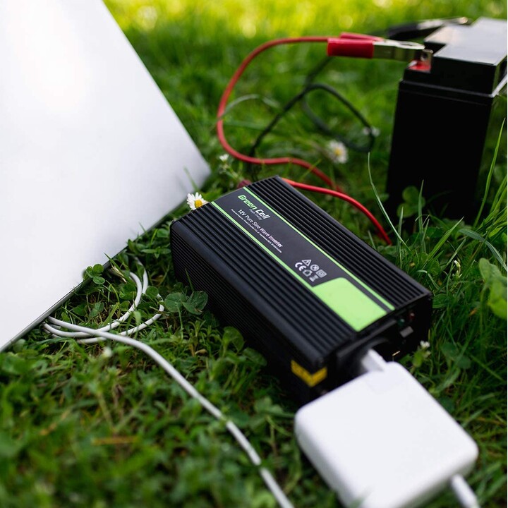Green Cell INV10 adaptador e inversor de corriente Auto 2000 W Negro