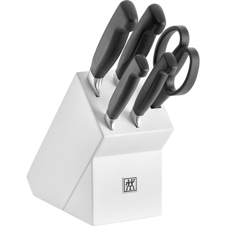 Set de 4 couteaux en bloc ZWILLING Four Star blanche