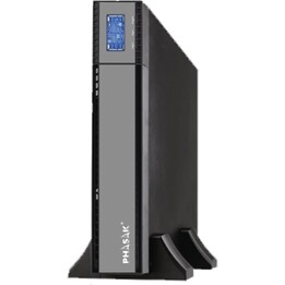 Onduleur en ligne Phasak Rack 3000 VA Online LCD/ 3000 VA-2700 W/ 8 sorties/ format rack
