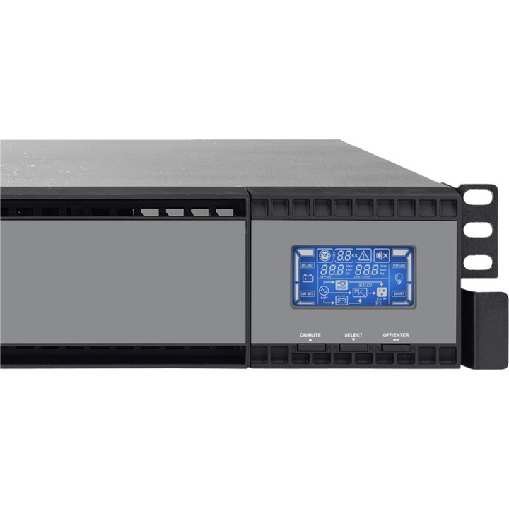 Onduleur en ligne Phasak Rack 3000 VA Online LCD/ 3000 VA-2700 W/ 8 sorties/ format rack