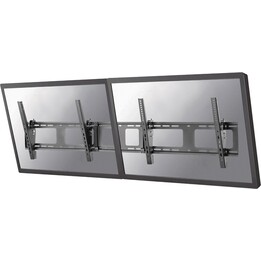 Neomounts NS-WMB200BLACK Soporte de pared para 2 pantallas Menuboard - 40-52 pulgadas - máx. 50 kg/pantalla - negro