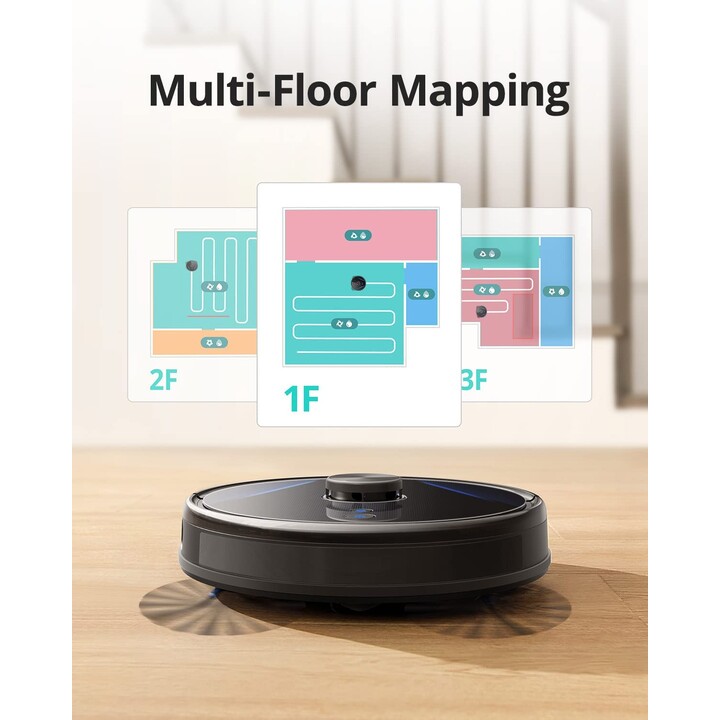 Robot De Nettoyage Avec Station De Vidange Automatique Eufy Robovac Lr30 Hybrid+