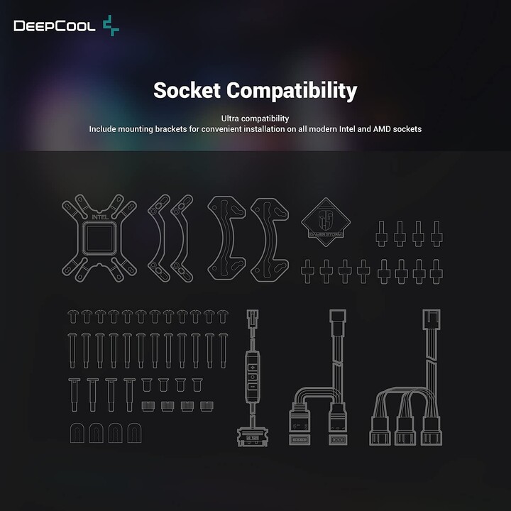 DeepCool GamerStorm Castle 360EX Black Liquid Cooling Kit