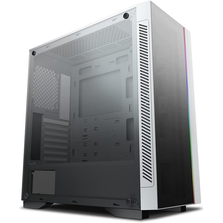 Deepcool MATREXX 55 V3 RGB 3F, boîtier ATX moyenne tour hautes performances avec double verre trempé 4 mm, ventilateurs A-RGB, B