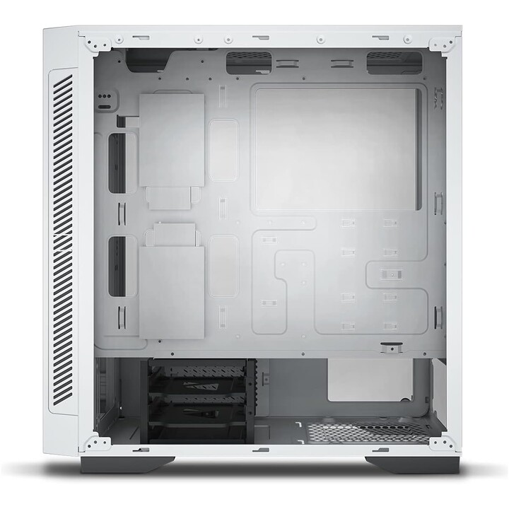 Deepcool MATREXX 55 V3 RGB 3F, high-performance mid-tower ATX case with dual 4mm tempered glass, A-RGB fans, White