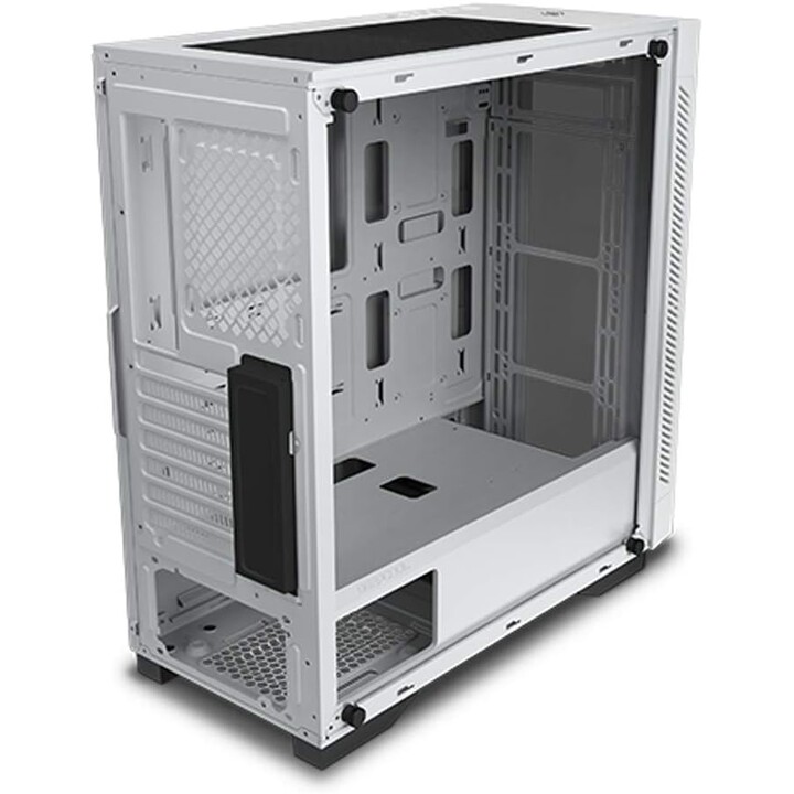 Deepcool MATREXX 55 V3 RGB 3F, Caja mid-tower ATX de alto rendimiento con doble cristal templado de 4mm, Ventiladores A-RGB, Bla