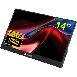 Verbatim PM-14 LCD 14" 1920 x 1080P Full HD Schwarz 