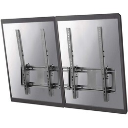 Neomounts NS-WMB200PBLACK Tablero de Menú Soporte de Pared para Pantalla Doble 2x 40-52