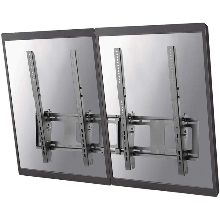 Neomounts NS-WMB200PBLACK Menu Board Suporte de parede para tela dupla 2x 40-52