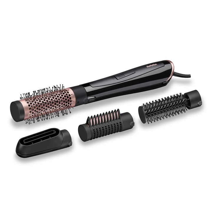 BaByliss Perfect Finish Heißluftbürste Warm Schwarz 1000 W 2,2 m