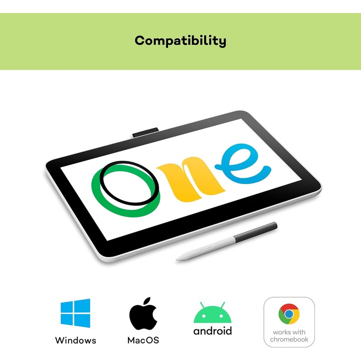 Wacom One 13 Touch, monitor interactivo de 13,3 con función táctil de 10 dedos
