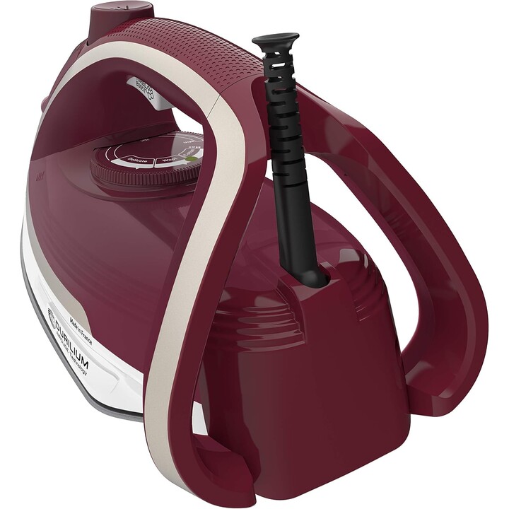 Tefal Ultimate Pure FV6810E0 fer à repasser Fer à vapeur 2800 W Rouge, Argent