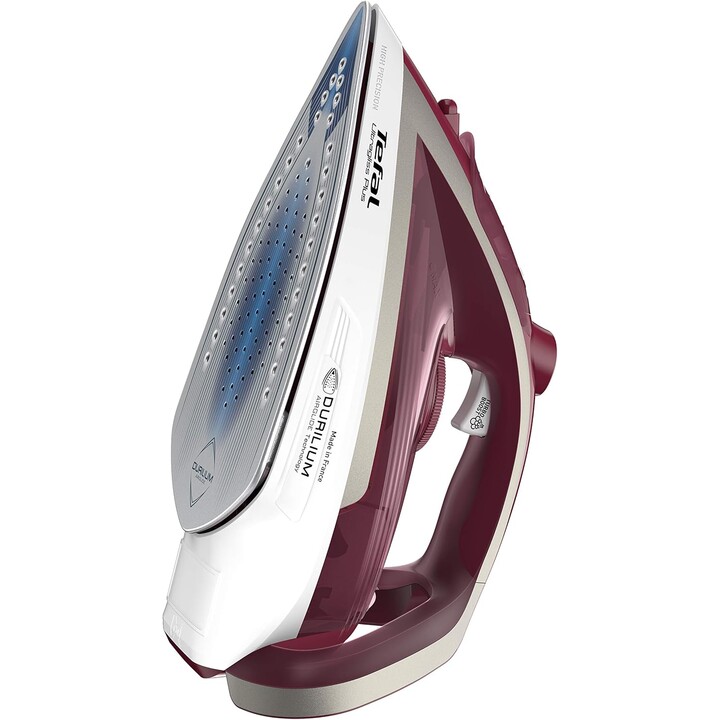 Tefal Ultimate Pure FV6810E0 plancha Plancha a vapor 2800 W Rojo, Plata