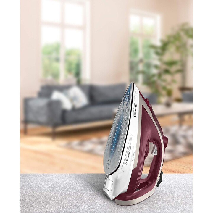 Tefal Ultimate Pure FV6810E0 plancha Plancha a vapor 2800 W Rojo, Plata
