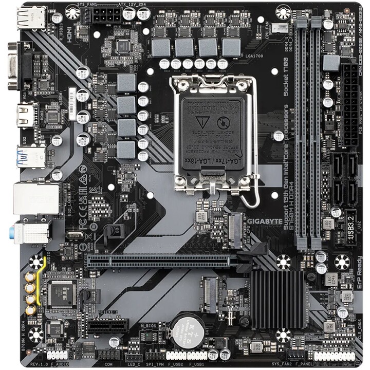 Gigabyte B760M H DDR4 Socket 1700 Micro ATX