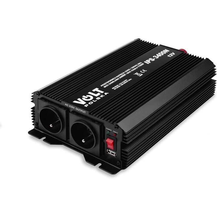 VOLT POLSKA IPS-3400 voltage converter 12/230V 1700/3400W